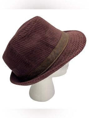 Woolrich Corduroy Fedora Hat in a classic trilby-style XL